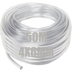 50 mtres tuyau souple transparent pvc - 4 mm id × 6 mm od - tube pompe a air pour aquarium et rservoir ...