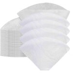 50 x 4. 5  deep fryer oil filter cones for kitchen food filtration and grease