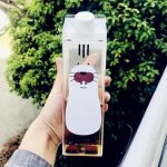 500ml - lions de mer - bouilloire carr�e cr�ative en plastique de 500ml, bouteille de dessin anim�, pour ...