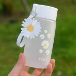500ml - style1 - matte d - bouteille d'eau mignonne sans andrbpa avec ul, verres portables, plastique, ...