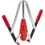 507001 boucheuse a double bras basic pour bouchons a la main pour la fabrication du vin plastique rouge ...