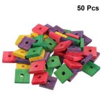 50pcs pinces en bois drle cratif bricolage accessoires d'apprentissage pinces en bois morsure jouet ...