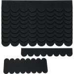 53pcs mini self adhesive waterproof roof shingles for nesting box roofs, hutches and mailboxes (black) ...