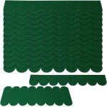 53pcs mini self - adhesive waterproof roof shingles for nesting box roofs, hutches and mailboxes (green) ...