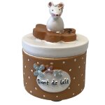 56213 - boite � dents de lait souris - orange