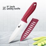 5in utilitaire rouge - couteau en céramique, couteaux de chef de cuisine, trancheur utilitaire, epluchage ... 5in utilitaire rouge - couteau en céramique, couteaux de chef de cuisine, trancheur utilitaire, epluchage ...