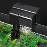 5w filtre aquarium 450 l / h, filtre submersible aquarium, dbit d'eau rglable silencieux, circulation ...