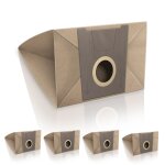 5x wessper sacs d'aspirateur pour bosch free serie (5 pices, papier)