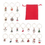 6 / 20pcs noël marqueurs en verre de vin de vacances boire marqueur charmes pour verres a vin accessoires ... 6 / 20pcs noël marqueurs en verre de vin de vacances boire marqueur charmes pour verres a vin accessoires ...