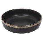 Lot de 6 assiettes creuses  moscou  17cm noir