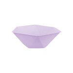 6 bols bio hexagonal 15. 8x13. 7cm lilas pastel