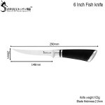 6 couteau de pêche - sowoll couteau de cuisine en acier inoxydable, santoku 7 pouces abs + acier inoxydable ... 6 couteau de pêche - sowoll couteau de cuisine en acier inoxydable, santoku 7 pouces abs + acier inoxydable ...