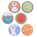 6 grands tapis de table en pvc tapis de cuisine anti - brlures sous - verres antidrapants epaissi cratifs ...