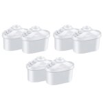 6 pices / ensemble filtre de remplacement compatible pour brita, siemens, joyoung, filtre a eau au charbon ...