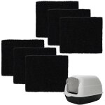 6 pices filtre a charbon actif pour sable de chat filtre a grain de chat filtre a charbon actif pour ...