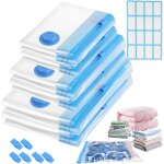 6 pièces sac rangement sous vide aspirateur, sac sous vide vetement aspirateur avec valve etanche à l'air ... 6 pièces sac rangement sous vide aspirateur, sac sous vide vetement aspirateur avec valve etanche à l'air ...