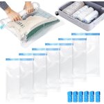 6 pi�ces sac sous vide vetement aspirateur, housses de rangement aspirant, vacuum storage bags, aspirable ...