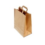 6 sacs cabas 26x14x32cm kraft brun