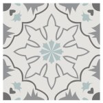 6 stickers  carreaux de ciment 15 x 15 cm