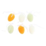 6 ?'ufs velours a suspendre ruban organza 6. 5cm