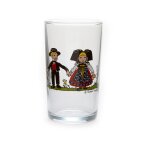 6 verres dgustation  sntis  vin d'alsace motif hansi