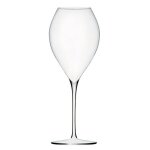 6 verres  jamesse  grand champagne 41 cl - cristallin