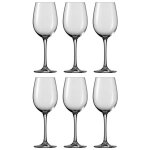 6 verres a vin rouge transparent 408 ml