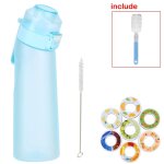 650ml - avec 7pcs saveur 5 - bouteille d'eau aromatis�e a l'air, 650ml + 7 dosettes de saveurs, mug en ...