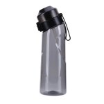 650ml - bouteille noire - bouteille d'eau aromatis�e a l'air, 650ml + 7 dosettes de saveurs, mug en paille, ...