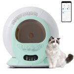 65l bac a litire auto - nettoyant adaptatif pour plusieurs chats, cration automatique, adapt a de ...