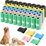 675 pi�ces sac a crottes chien, portable et anti - fuite ramasse pour chiens, 30 x 21, 5 cm, mat�riau ...