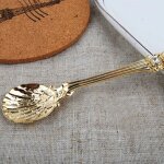 6pcs cuill�re a caf� r�tro en acier inoxydable yogourts cuill�re a past�que pour le dessert boutique ...