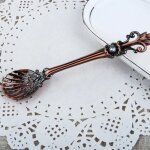 6pcs cuill�re a caf� r�tro en acier inoxydable yogourts cuill�re a past�que pour le dessert boutique ...