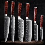 6pcs - ensemble de couteaux de cuisine professionnels, couteau de boucher a désosser couteau de boucher ... 6pcs - ensemble de couteaux de cuisine professionnels, couteau de boucher a désosser couteau de boucher ...