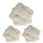 6x coussin dublin, coussins de chaise, 43x41x3cm crme