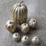 7 citrouilles artificielles, dcoration de table, pour halloween, automne, saison, accessoires photo, ...