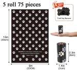 75 / 45 / 15 pièces sac poubelle pour animaux de compagnie biodégradable désodorisant résistant aux fuites ... 75 / 45 / 15 pièces sac poubelle pour animaux de compagnie biodégradable désodorisant résistant aux fuites ...