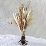 75 pi�ces - 20 pi�ces de pampa blanche et 20 pi�ces de pampa brune et 35 pi�ces de roseau / herbe de ...