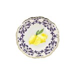 8 bols carton dolce vita citron 13. 5cm bleu