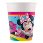 8 gobelets carton minnie rainbow 25cl