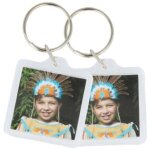 8 porte - cl�s transparents pour photos 3 x 3 cm