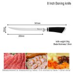 Affaire de 8 pouces - couteau a os couteau de cuisine viande os poisson couteau a lgumes couteau de ...