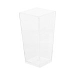 8 verrines carrees reutilisables 8. 5cl transparent
