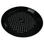 9206 fm professional plaque a pizza perfor�e ronde, plat a pizza perfor�, plat a four, plaque pizza four, ...