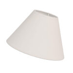 Abat - jour conique beige � hauteur 14, 5 cm
