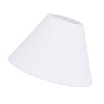 Abat - jour conique blanc � hauteur 14, 5 cm