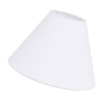 Abat - jour conique blanc � hauteur 17, 5 cm