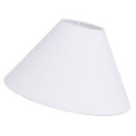 Abat - jour conique blanc hauteur 18. 5 cm