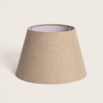 Abat - jour de lampe tissu azami brun clair Abat - jour de lampe tissu azami brun clair