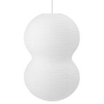 Abat - jour puff twist papier blanc / papier de riz - � 50 x h 90 cm - normann copenhagen